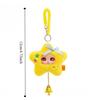 Cartoon Design Lucky Star Plush Keyring Rubber Plush Face Doll Stuffed Plush Toy  Kids