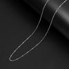 Titanium Steel Necklace Women'S O-Chain Lip Chain Plated Real Gold 18K Non-Fading Collarbone Chain Neck Chain Plain Chain