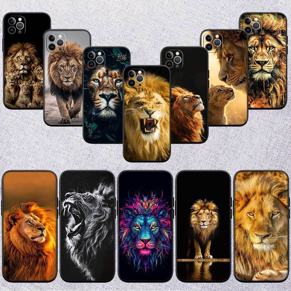 Animal lion Case for Samsung M55 M35 M15 A02 A05S A05 A06 A15 A12 A13 A10 A16 A20 A22 A24 A25 A30 A31 A32 A33 A35 A42 A50