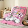 Custom Name,Diddl Printed Flannel Blanket, Soft Throw for Bedroom Sofa, Washable, Christmas Present, Great Gift.