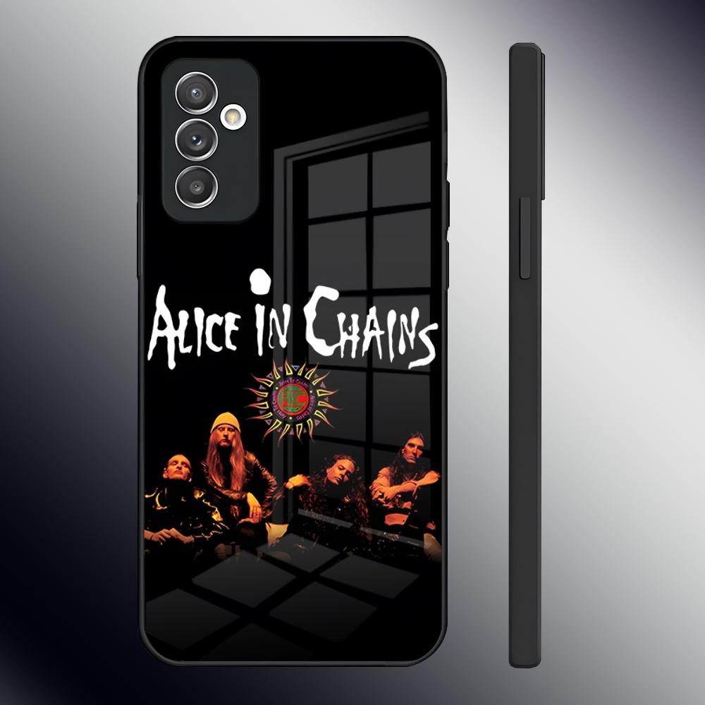 Heavy Rock Band-Alice In Chains Phone Case For Samsung S26 S24 Ultra S23 S22 S21 Fe S25 Plus A54 A34 A24 A53 A13 A16 Glass Cover