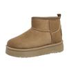 New platform cotton shoes women's versatile snow boots women's outer wear winter new heightening warm cotton shoes