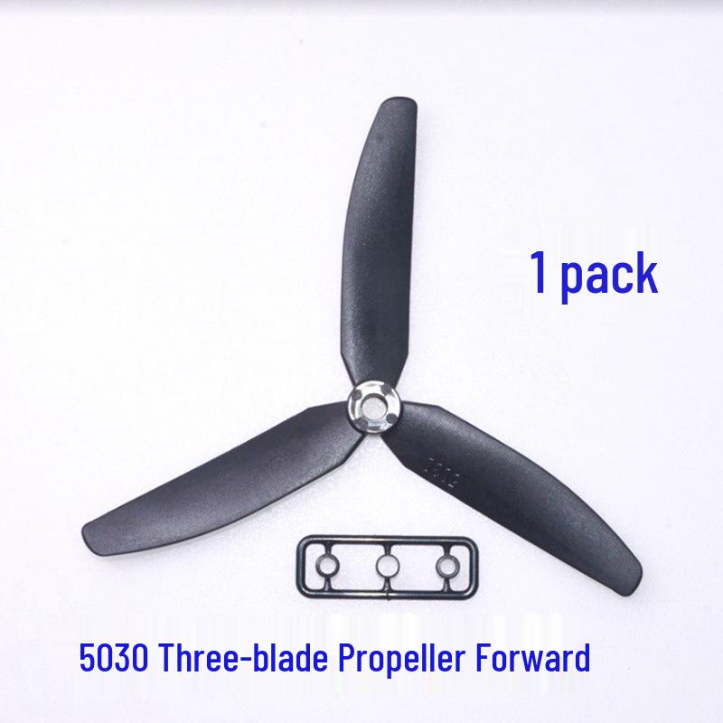 Fixed-Wing Quadcopter with Forward/Reverse 5-7 inch Tri-Blade Propellers - Remote Control Model Airplane