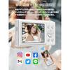 5K digital camera that can send smartphone WIFI transfer function 80 million pixels dual screen comes 32GB microSD card 18X zoom selfies 2.8-inch rear