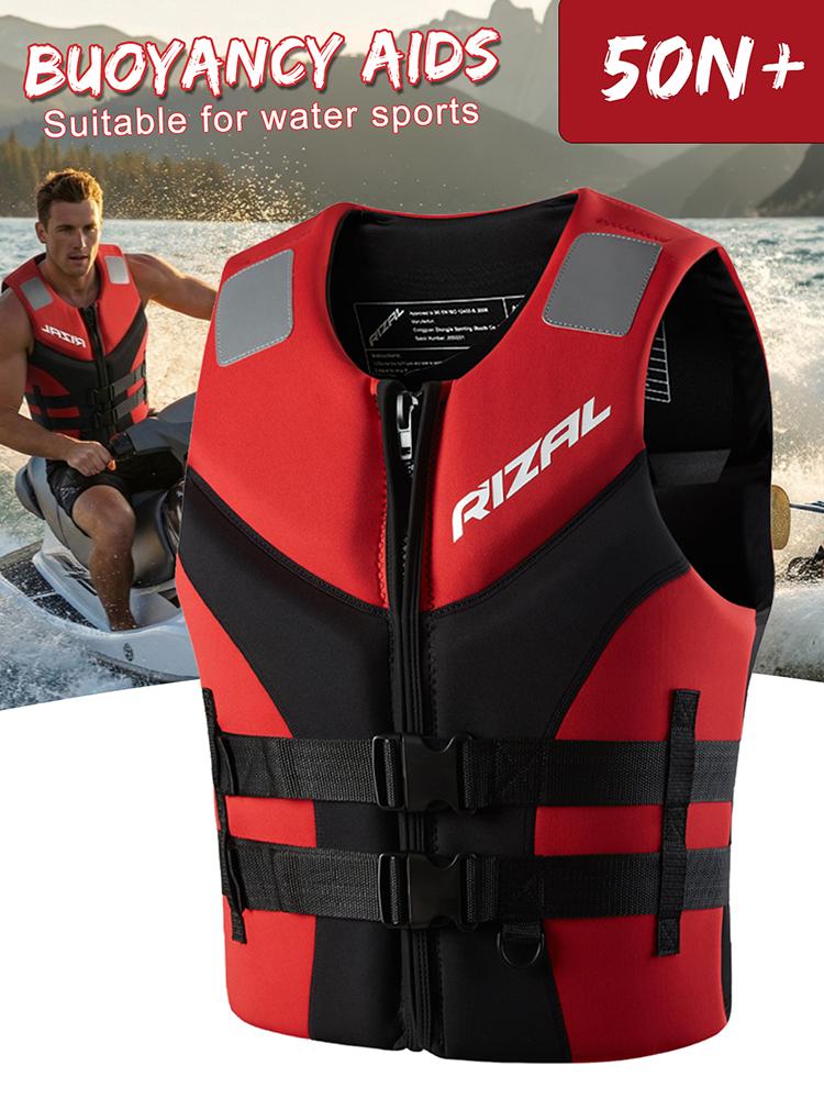 Gilet di salvataggio per adulti Gilet da surf Kayak Wakeboard Motoscafi Zattera Barca di salvataggio Sci Sport acquatici Nuoto Deriva Salvataggio Giubbotto di salvataggio