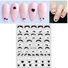 Nail Sticker Self Adhesive Waterproof Eye-catching Love Heart Print Fingernail Sticker DIY Nail Art Gadget Birthday Gift