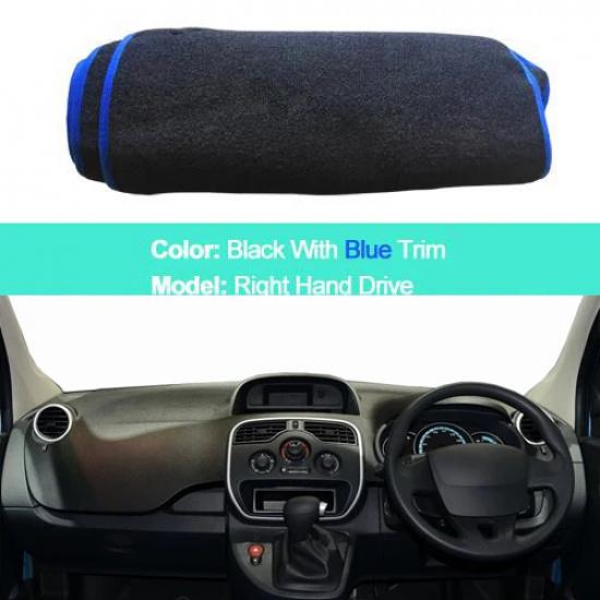 2 Layers Car Inner Dashboard Cover Dash Mat Carpet Sun Shade Board DashMat For Renault Kangoo 2010 -  Automobile Pad Anti-UV