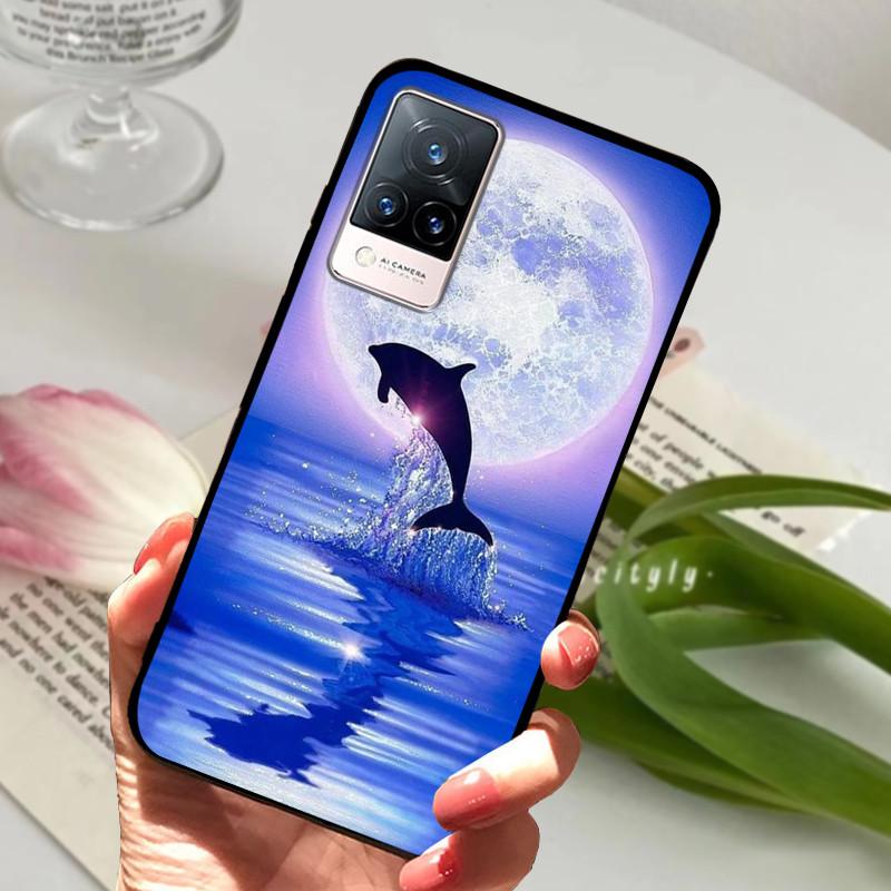 For vivo V21 5G 4G V21E Case Soft Silicone Phone TPU Coque Cover for Vivo V21E v21 V 21e 21 V2050 V2061 Protective Fundas Shell