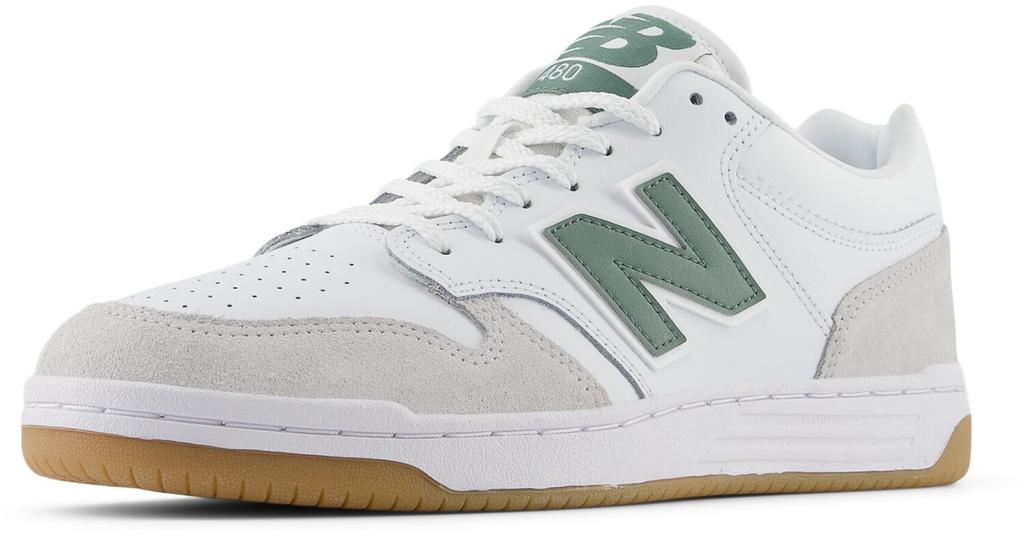 Кроссовки New Balance 480 чистый белый лесной зеленый