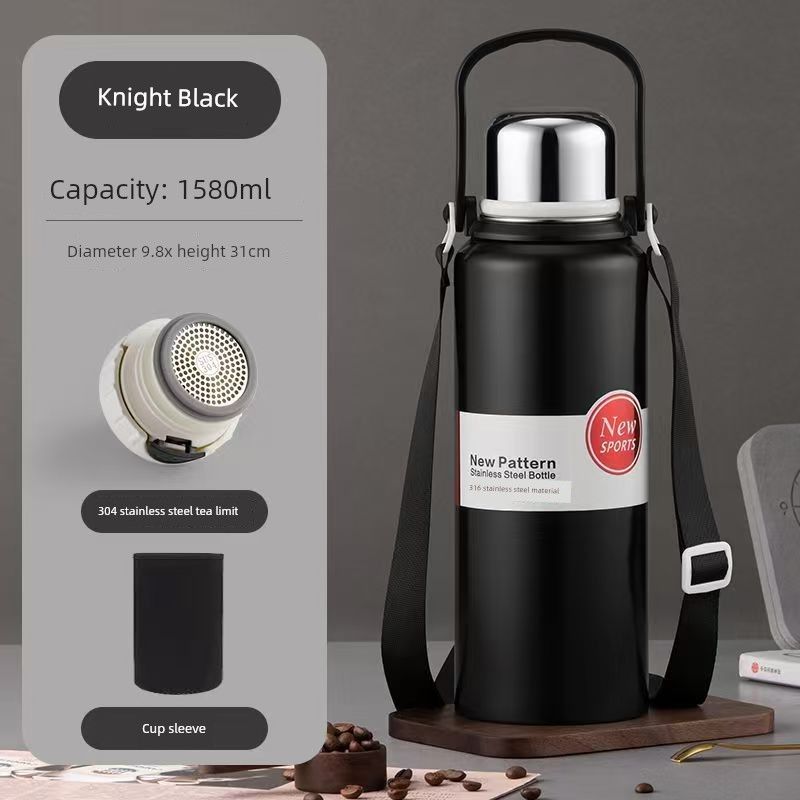 Stainless Steel 316 Large Capacity Vacuum Cup for Male and Female Students Good-looking Tea Cup Portable Car Outdoor Kettle