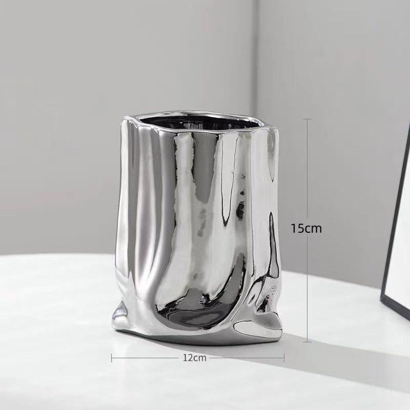 

Ваза Европейская классическая ваза Домашняя гостиница Цветочная композиция Модный орнамент Ваза Керамическая ваза C