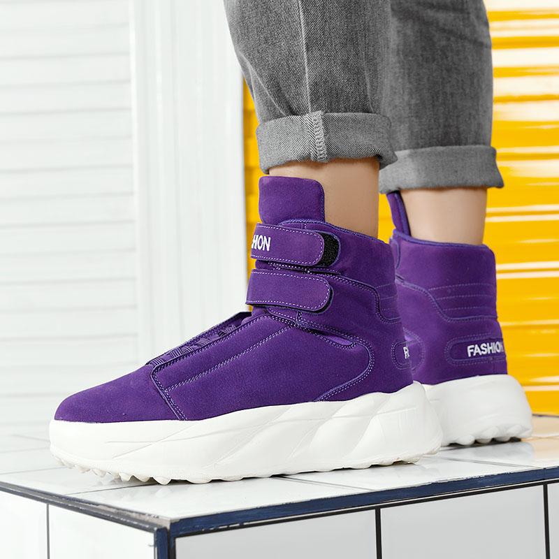 Autumn New Red Men's Casual Sneakers Designer High Top Skateboard Shoes Men Platform Fashion Sneakers Men Street Sports Shoes