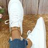 Classic Board Shoes Women Fashion PU Leather Sneakers Men Trendy Flats Casual Versatile Platform Shoes Lace-up Casual Trainers