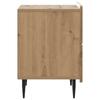 Nightstand Set of 2 Artisan Oak Finish 43 X 34.5 X 49.5 Cm