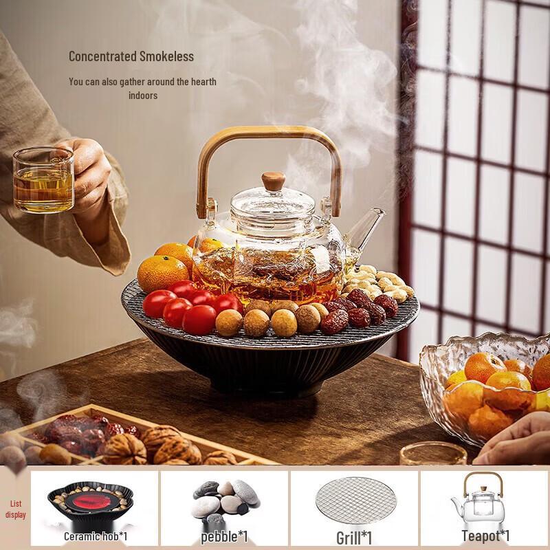 YIHUTEA GM-3101 Ceramic Electric Tea Stove Set