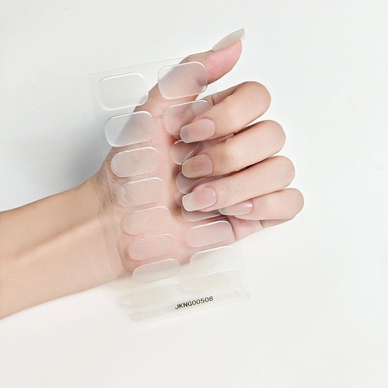 Neue einfarbige Nagelgel-Aufkleber, Nagelaufkleber, Nagelaufkleber, Lichthärtungslampen, Gel-Nagelaufkleber