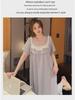 Women's Plus Size Cotton Short-Sleeve Nightdress - Sweet, Loose Fit, Summer Pajamas for Comfort Up To 200 Pounds