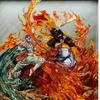 Demon-Slayer Anime Figure Ghost Destroyer Blade Big Figure Nine Styles In The Picture Tide Play Anime Ornament Birthday Gift