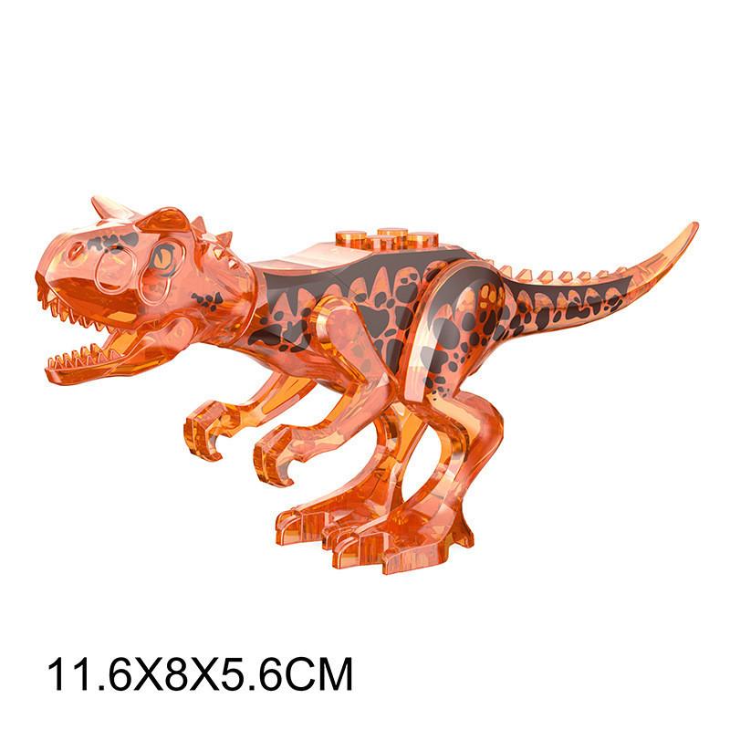 Jurassic Dinosaur World Brutal Raptor T-Rex Triceratops Rex Model Building Blocks Dino Velociraptor Figure Bricks Block Toys