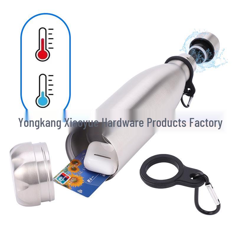 750ml Stainless Steel Insulated Cup with Removable Bottom for Outdoor Use - Cold Storage & Preservation