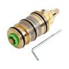 Home Improvement Plumbing Thermostatic Spool Repair Kit Thermostat Cartridge Brass Replacement H5 Alloy Plastic