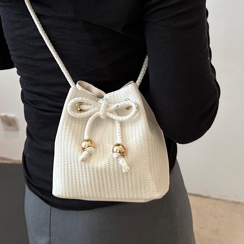 Summer Embroidery Chinese Feng Shui Bucket Bag Women New Crossbody Bag Women Ins Fashion Niche Bucket Bag Women