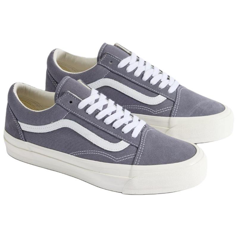 Vans Premium Old Skool Suede Sneakers Unisex Gray VN000D9JFSM