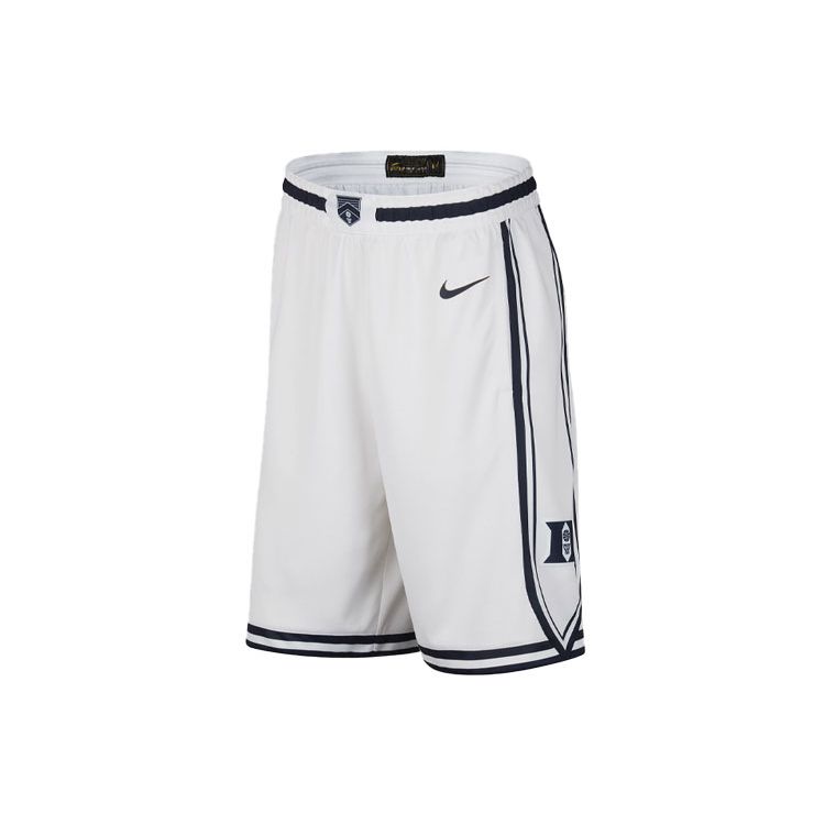 

Nike Duke Limited Home Dri-FIT Color Block Elastic Waist Straight Leg Breathable Basketball Shorts Men shorts White DZ6011-100 M