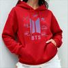 Modă de Vară 2026 Tricou Trendy Bărbați Femei Top Vintage Hanorac cu Model de Litere Unisex, Hanorac Casual cu Șnur pentru Toamnă și Iarnă