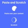 150pcs/5 Sheets Diy Scratch  Stickers Scratch Labels For Making Scratch Cards Round 25mm
