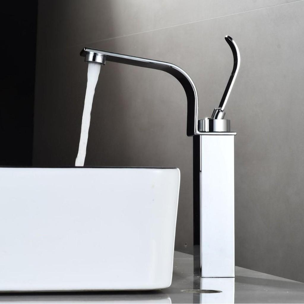 Nordic Gold Anti-Splash Hot & Cold Faucet for Bathroom Countertop Basin Cabinet
