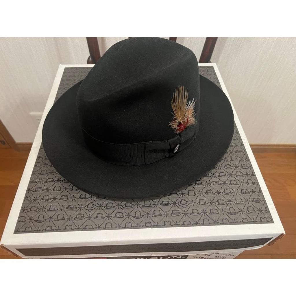 Used STETSON Temple Royal Deluxe Black 7 3/8