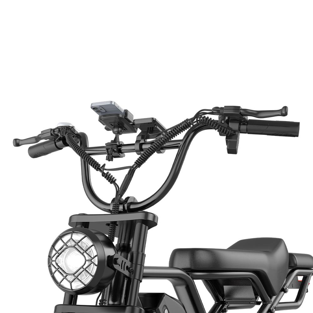 HEADEER BK20 Bicicleta Elétrica para Adultos Bateria 48V20AH Motor 750W Bicicleta Elétrica Carga 150KG Autonomia 80KM Pneus Largos 20 Polegadas E-Mountain Bike para Off-Road