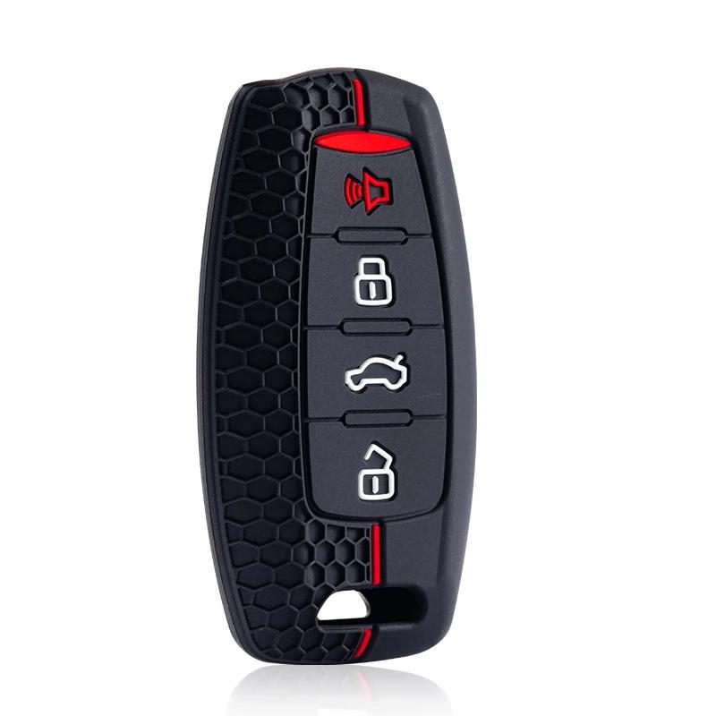 New Silicone Key Case For Haval F7X H6 Accessories Car Key Cover Keychain For Haval Jolion Joico Jollein F7 H6 Jolyon F7H Dargo