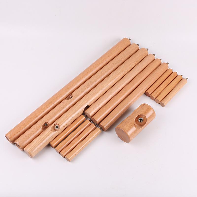 Triangle Solid Wood Coat Rack - Tree-Shaped Storage for Living Room or Bedroom, Children's Version