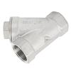 Y Type Strainer 3 4in DN20 304 Stainless Steel Double Layer Mesh Thread Y Filter for Water Oil Gas