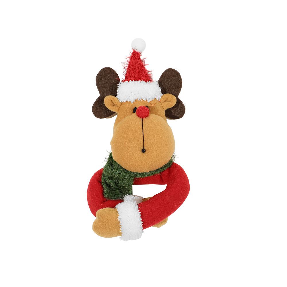 Cartoon snowman doll Christmas wind curtain straps Creative woven curtain decoration Cartoon bundled straps