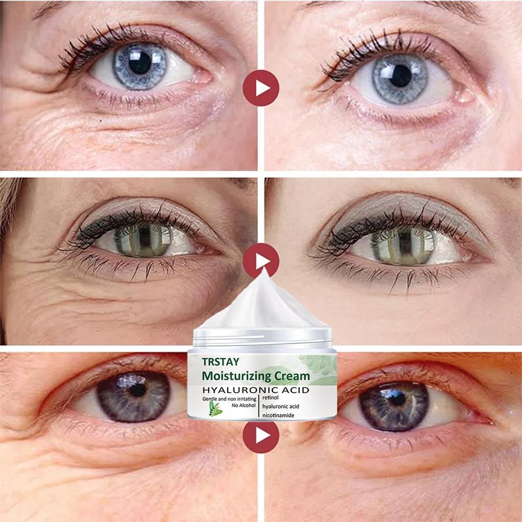 Jemný a nedráždivý hydratační oční krém s retinolovým peptidem zpevňuje a rozjasňuje pleť, zanechává ji jemnou a jemnou.