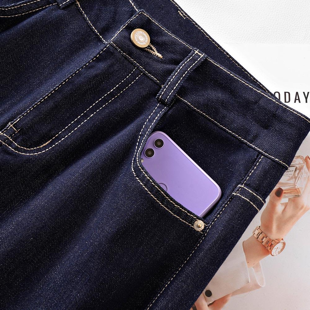 Spring 2025 High-Waisted Tencel Denim Wide-Leg Slimming Pants