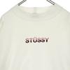 Beauty Products STUSSY Made In Japan Logo Print Long Sleeve Cut M White Women Used