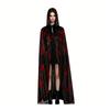 Halloween Costume Cloak For Kids Adults With Bloodstain Effect For Party Cosplay
