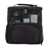 Large Capacity Travel Storage Bag Cosmetic Organizer with Handle Zipper Closure Waterproof Mesh Shower Bag with Hook