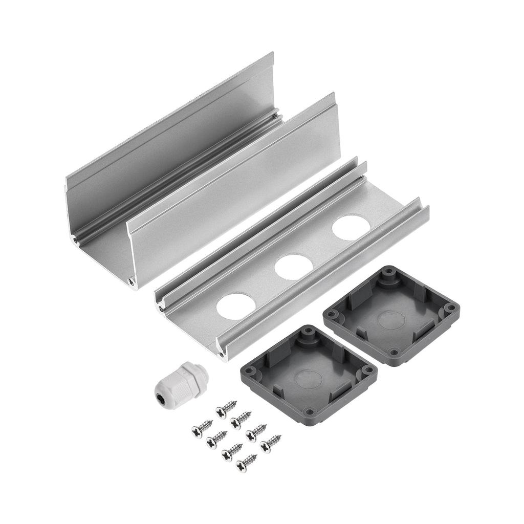 uxcell Push Button Switch Control Box, Switch Button Station Box, Aluminum, 3-Hole, 16mm, with PG7 Cable Gland