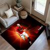 Goalkeeper Action Floor Rug Office Rug Design for Dining Room Hallway Balcony Living Rooms Anti-slip Rug Anime Office Decor