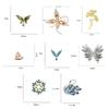 Luxury Exquisite Flower Butterfly Brooch For Women Girls Vintage Pins Versatile Shiny Corsage Clothing Accessories Gifts