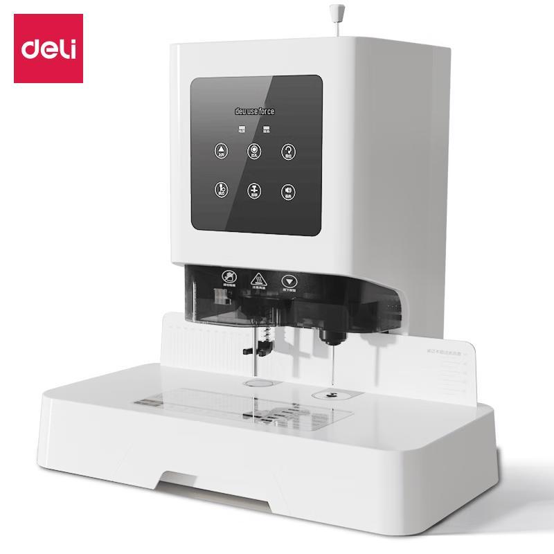 

Deli Electric Financial Binding and Punching Machine CN plug (adapter included)