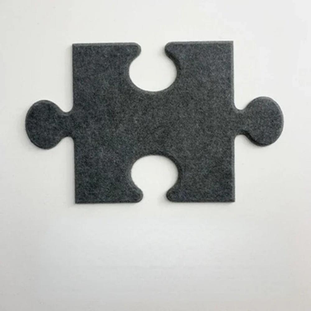 1PC Felt Bulletin Board Tiles DIY Jigsaw Wall Panels Creative Wall Decor for Playroom Bedroom Photo Background Display