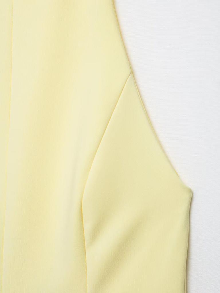 2025 Summer Women's Fashion Slim Fit Halter Dress with Wave Hem