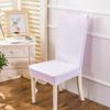 Weicher Stuhlbezug Einfarbig Elastische Überwürfe für Esszimmer