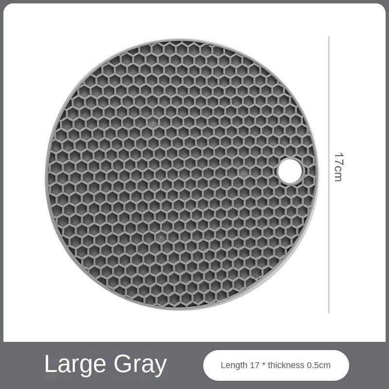 Durable Kitchen Honeycomb Mat Heat Resistant Anti Slip Pot Mat for Flat Bottom Pans Grill Oven Available In Three Colors